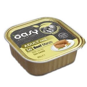 OASY CAT GRAIN FREE ADULT MANZO E CAROTE VASCHETTA 85 GR