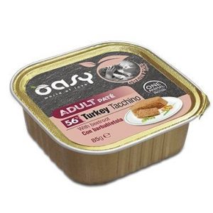 OASY CAT GRAIN FREE ADULT TACCHINO E BARBABIETOLA VASCHETTA 85 GR