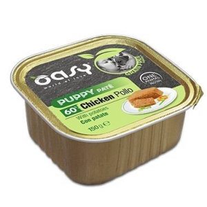 OASY DOG GRAIN FREE PUPPY POLLO E PATATE VASCHETTA 150 GR