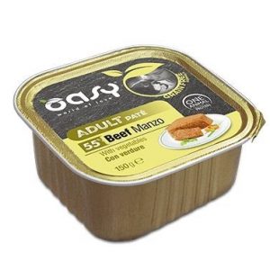 OASY DOG GRAIN FREE ADULT MANZO E VERDURE VASCHETTA 150 GR