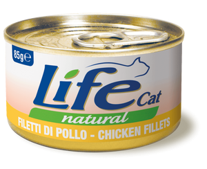 LIFE CAT FILETTO DI POLLO LATTINA 85 GR