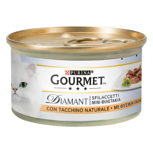 GOURMET DIAMANT SFILACCETTI TACCHINO NATURALE 85 GR