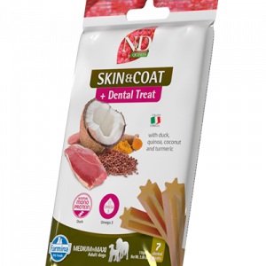 ND DOG SNACK SKIN&COAT ANATRA ADULT MEDIO MAXI 110 GR