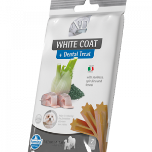 ND DOG SNACK WHITE SPIGOLA SPIRULINA E RISO ADULT MEDIO MAXI 110 GR