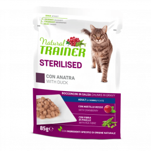 TRAINER NATURAL CAT STERILIZED ANATRA BUSTINA 85 GR