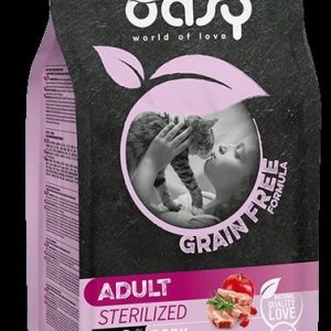 OASY CAT GRAIN FREE STERILIZED MAIALE 1,5 KG