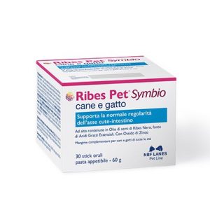 RIBES PET SYMBIO CANE E GATTO 30 STICK ORALI DA 2 GR