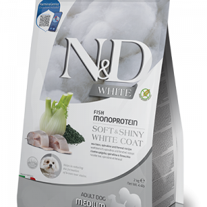 ND DOG WHITE SPIGOLA FINOCCHIO E SPIRULINA ADULT MEDIO MAXI 2 KG
