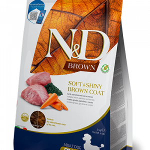 ND DOG BROWN AGNELLO CAROTA E SPIRULINA ADULT MINI 5 KG