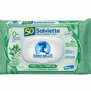 SALVIETTE ELANCO TIMO E TEA TREE OIL 50 PZ