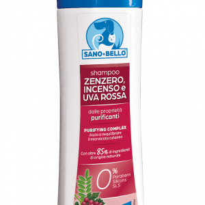 SHAMPOO CANI ZENZERO, INCENSO E UVA ROSSA 250 ML