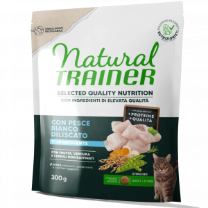 TRAINER NATURAL SELECTED CAT STERILIZED PESCE 300 GR