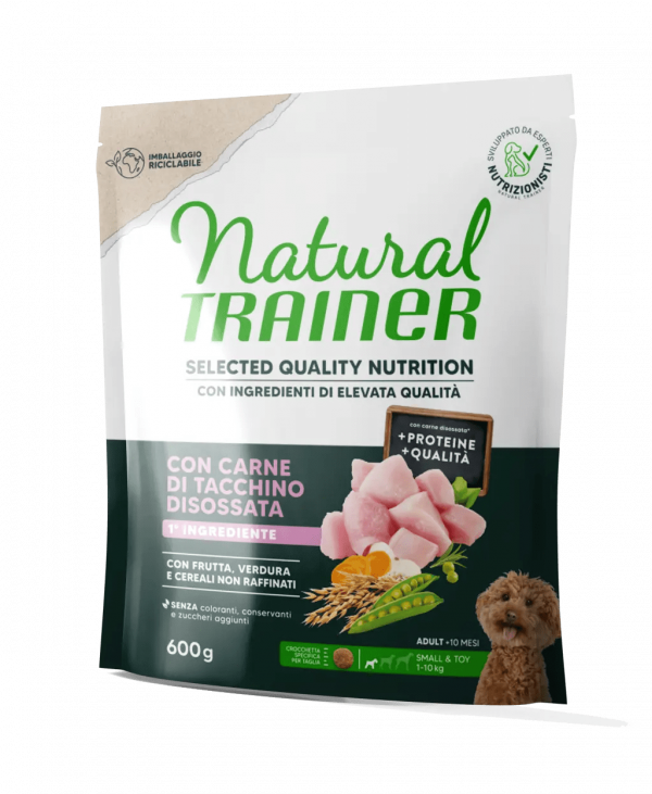 TRAINER NATURAL SELECTED DOG ADULT MINI TACCHINO 600 GR