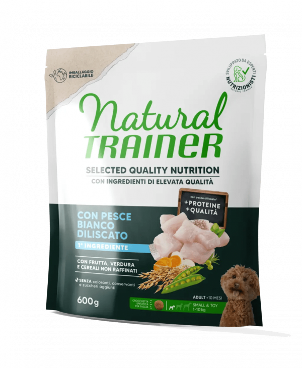 TRAINER NATURAL SELECTED DOG ADULT MINI PESCE 600 GR