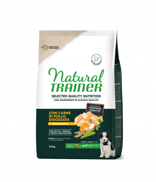 TRAINER NATURAL SELECTED DOG PUPPY MEDIO-MAXI POLLO 2,5 KG