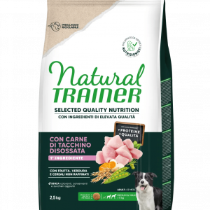 TRAINER NATURAL SELECTED DOG ADULT MEDIO-MAXI TACCHINO 10 KG